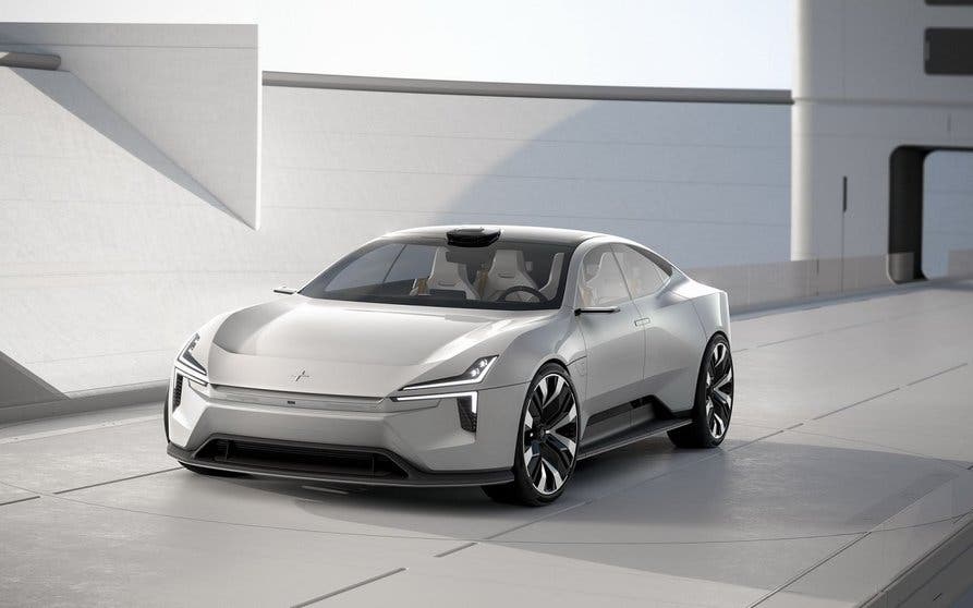 El Polestar Precept adelantaba en febrero de este año las formas de una futura berlina eléctrica.
