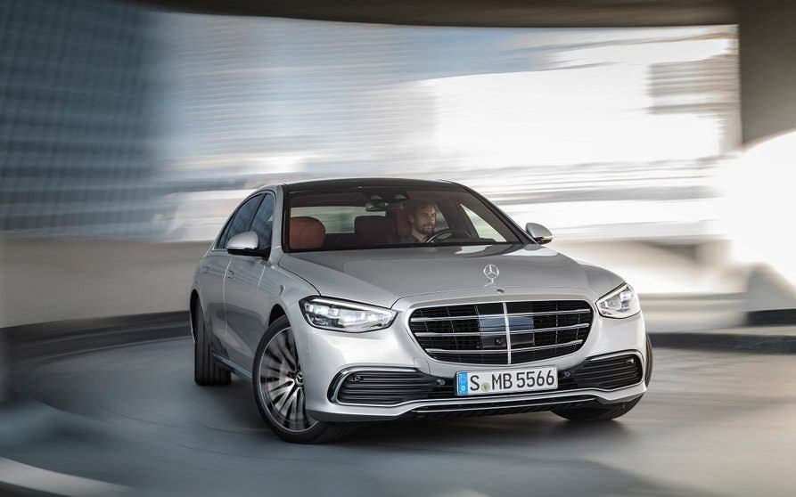 Mercedes-Benz S-Klasse, 2020, Outdoor, Fahraufnahme, Exterieur: Hightechsilber
Mercedes-Benz S-Class, 2020, outdoor, driving shot, exterior: hightech silver