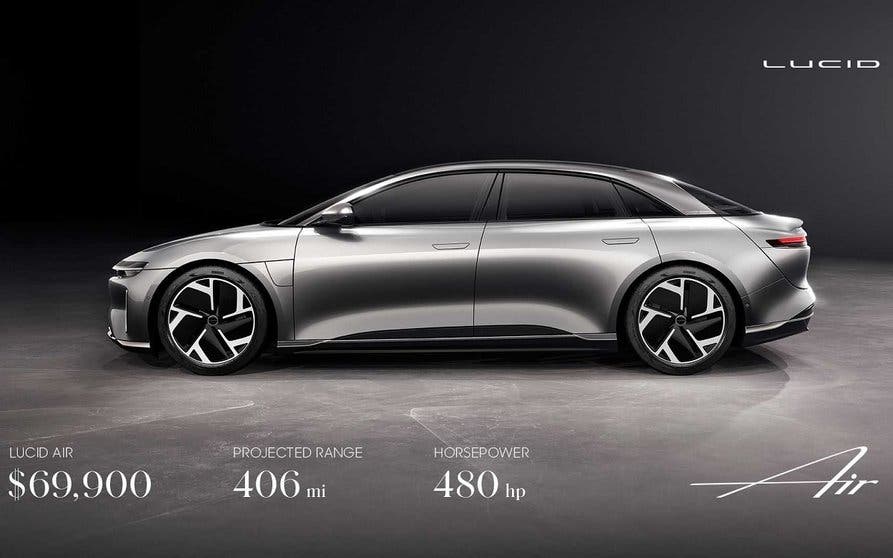 Lucid Motors revela la versión de acceso del Lucid Air.