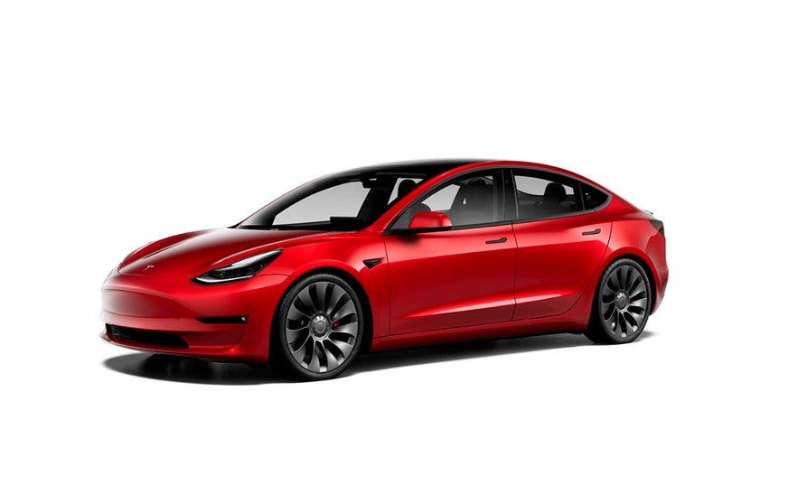 Tesla Model 3 2021 en su versión Performance.