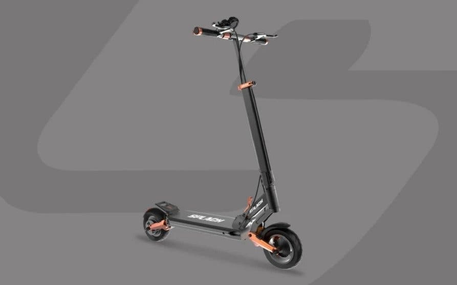 Splach Turbo, un patinete eléctrico de 800 W y doble suspensión.