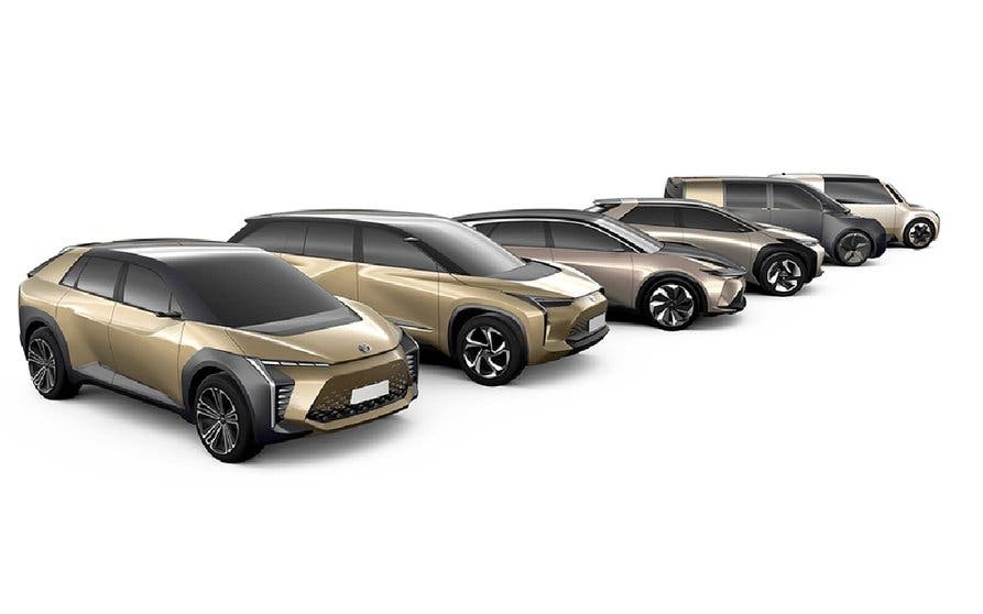 Los seis coches eléctricos conceptuales que Toyota presentó en 2019.