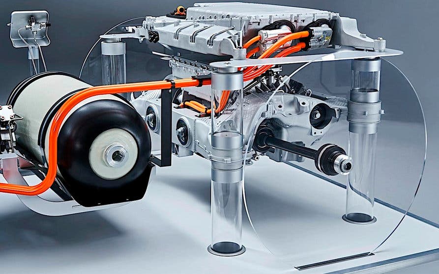 Motor de combustion de hidrogeno de BMW