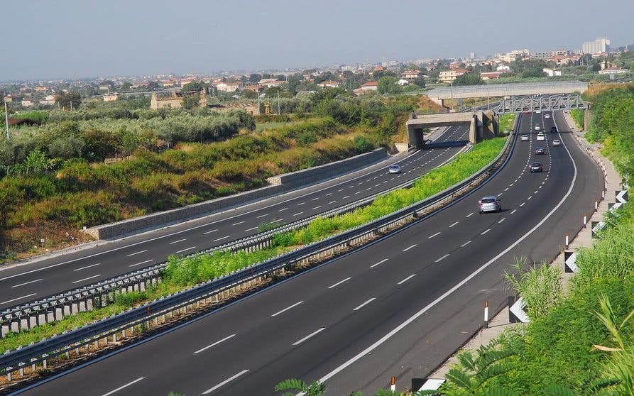 Tramo de la autostrada A35, la carretera que une Milán con Brescia.