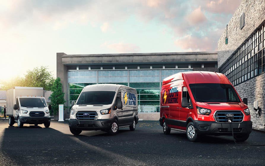 vehiculos comerciales electricos ford
