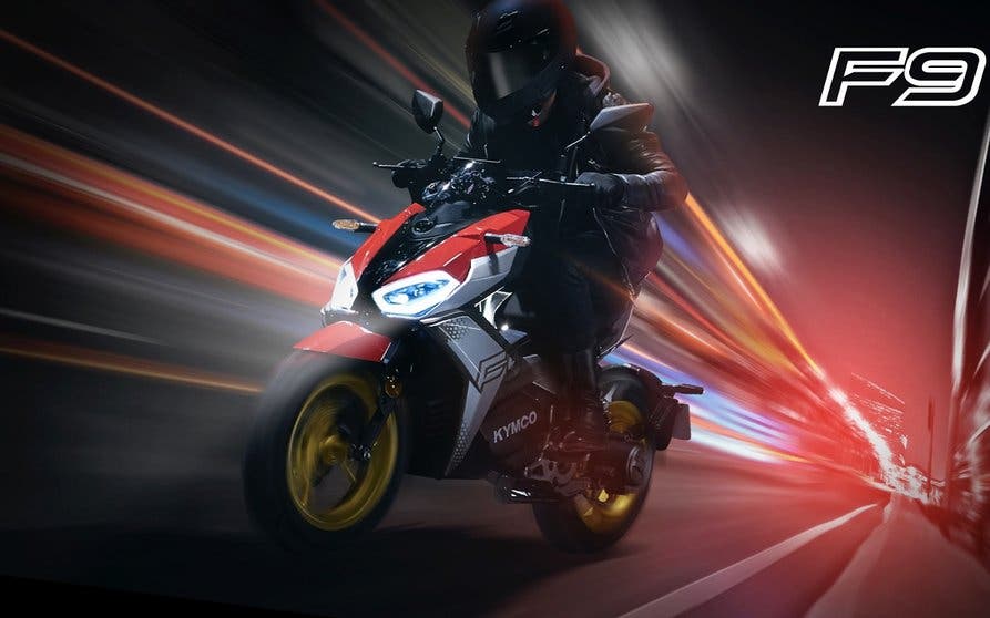 KYMCO presenta el scooter eléctrico F9, deportivo y urbano.