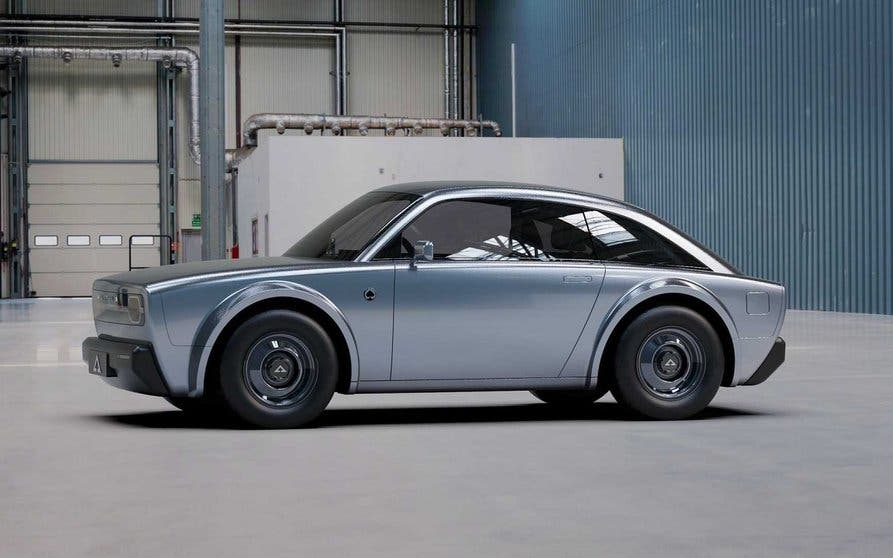 Alpha ICE, un coche eléctrico californiano de apariencia retro.