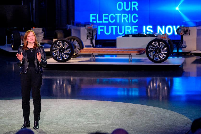 La presidenta de General Motors, Mary Barra.