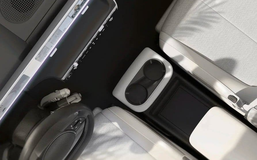 Interior del nuevo Ioniq 5 eléctrico.