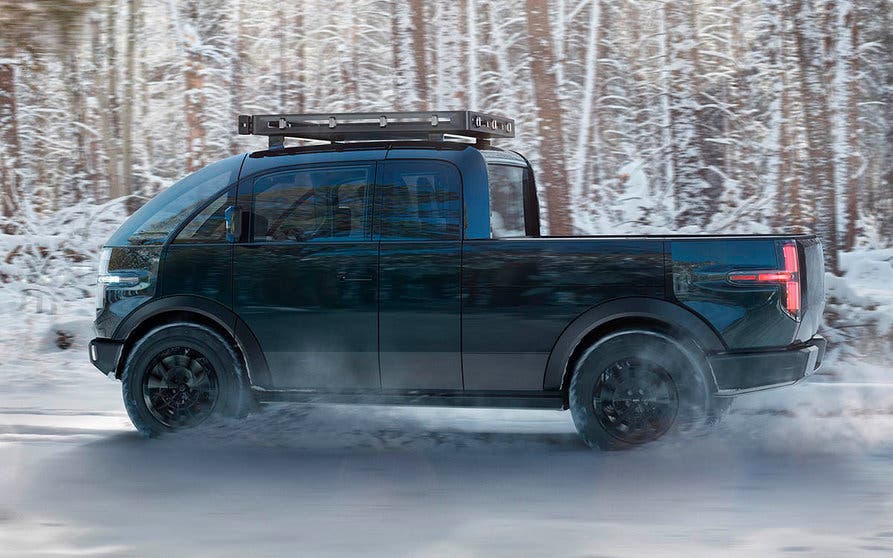 Canoo pickup truck portada