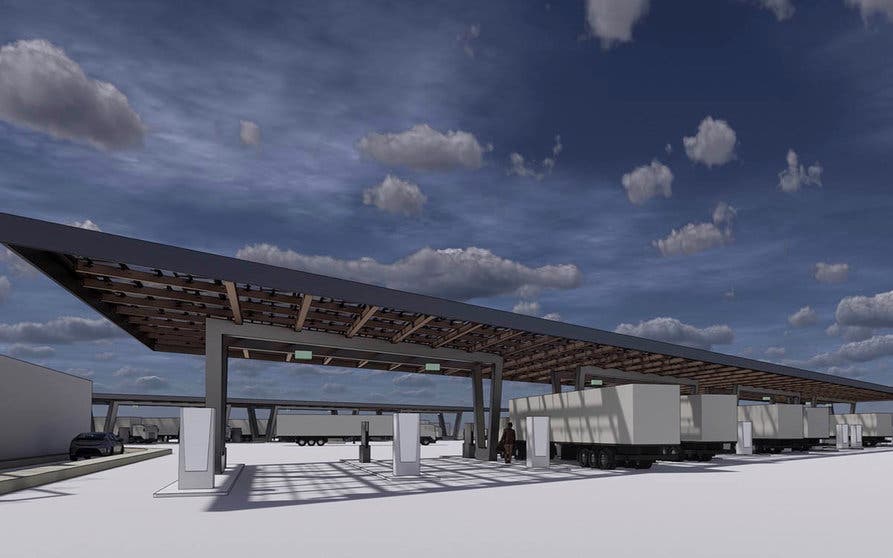 Estacion recarga camiones electricos WattEV