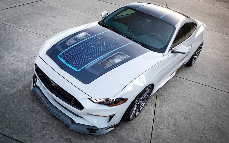 Mustang eléctrico.