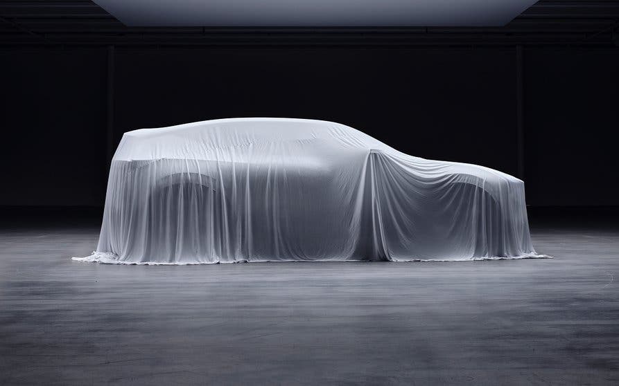 Teaser del Polestar 3 eléctrico.
