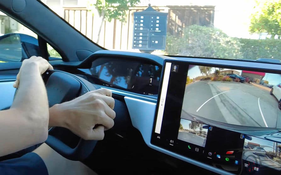Volante yugo mariposa tesla model s