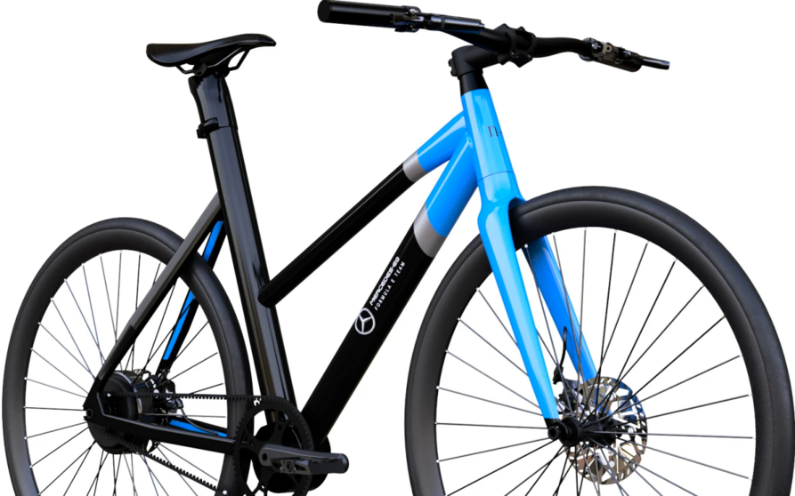 bicicleta eléctrica de Mercedes.