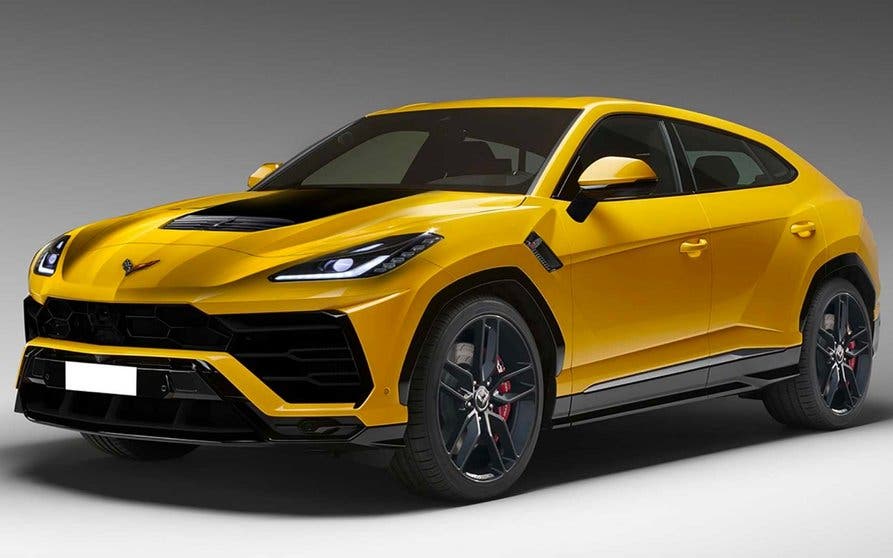 Render sobre un hipotético Corvette SUV.
