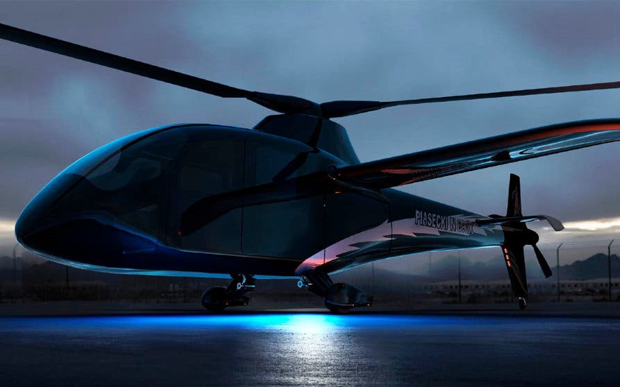 helicóptero eléctrico Piasecki H2 eVTOL PA-890