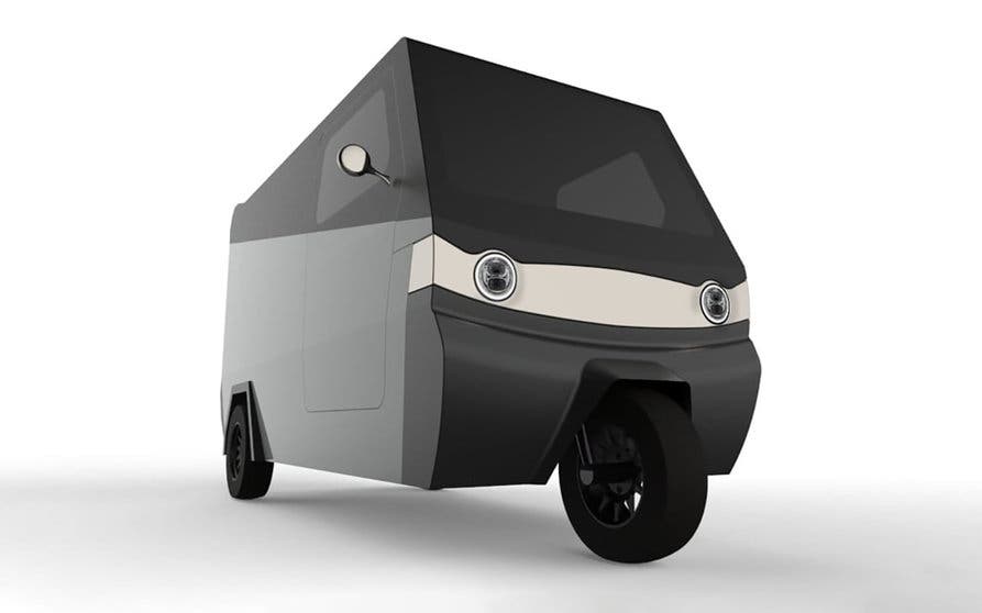 El diseño del Sunny EV es el de un simpático vehículo de carga urbano