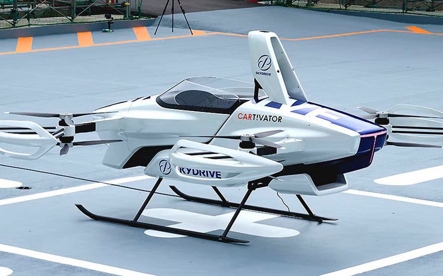 Cartivator primera aeronave eléctrica SkyDrive