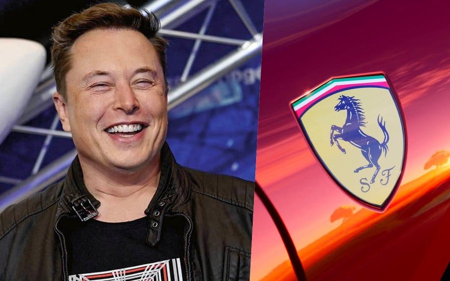 Elon Musk habla acerca de Ferrari.