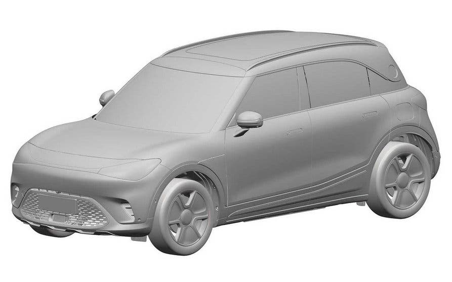 imagene patente SUV electrico de Smart