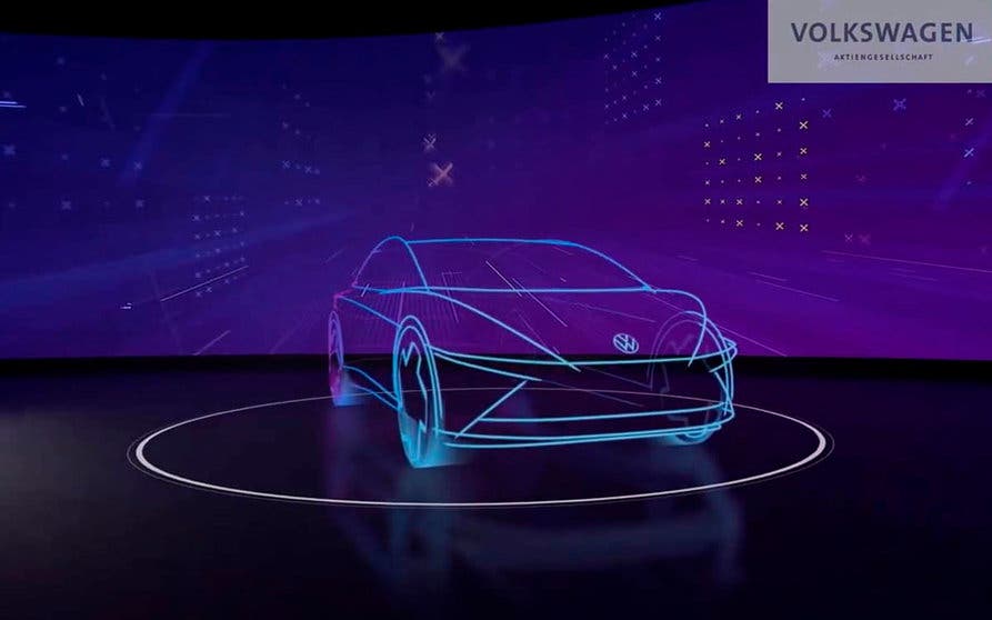 Volkswagen Trinity frontal coche electrico