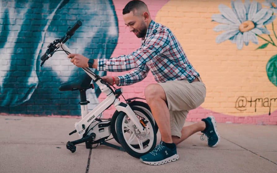 Bicicleta electrica minizag ultra plegado