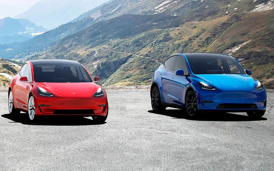 Tesla Model 3 tesla Model Y
