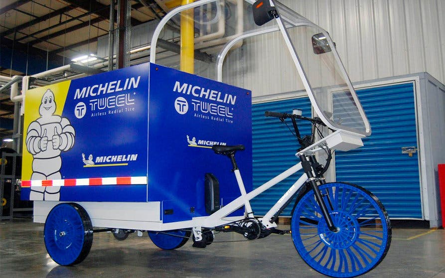 Michelin X TWEEL ruedas sin aire bicicletas electricas carga-portada