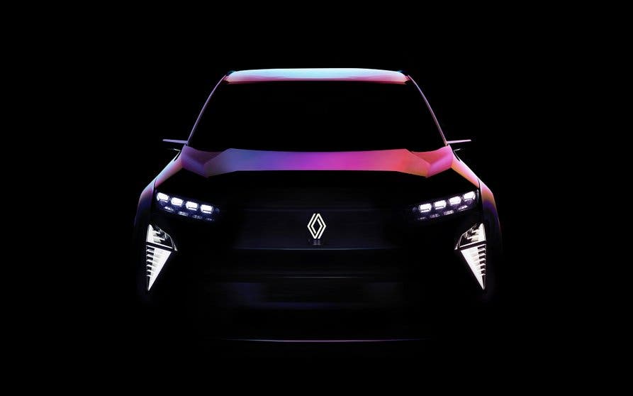 Primera imagen del coche de hidrógeno de Renault.