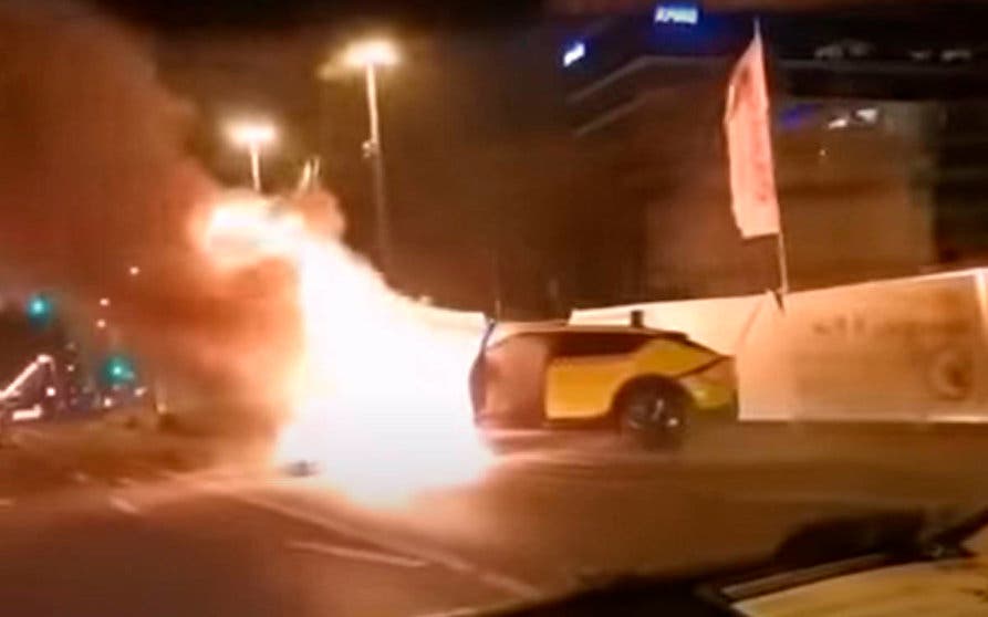 Incendio Kia EV6 budapest