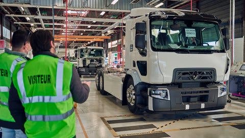 Fábrica de camiones de Renault Trucks en Francia.