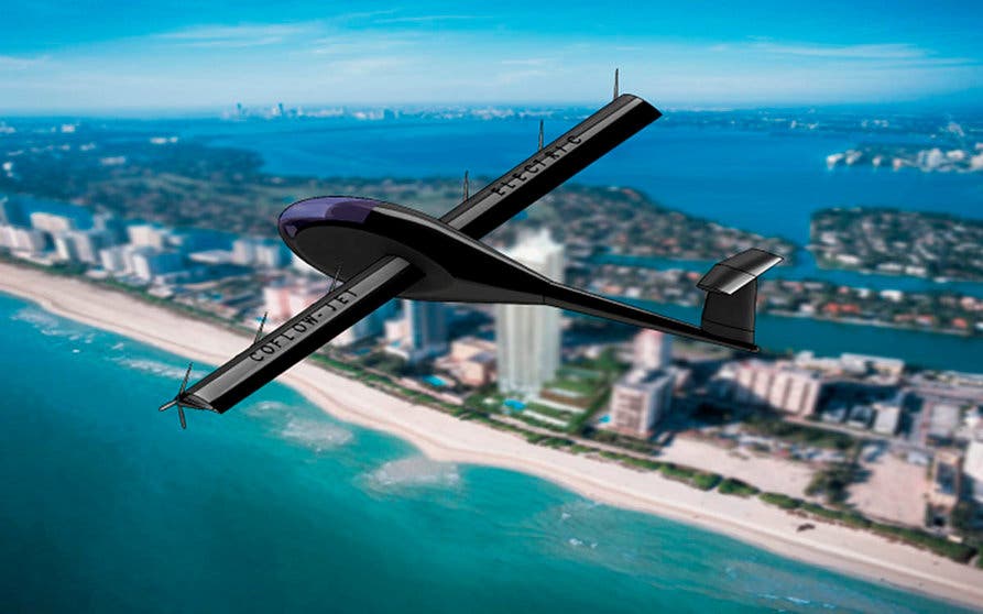 Avion electrico sin rotores ni alas basculantes-portada