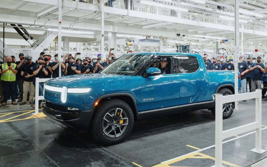 Rivian detalla las cifras productivas del primer trimestre de 2022.