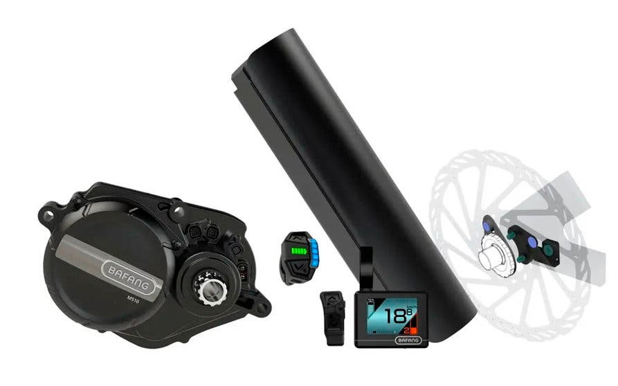 motor central bicicletas eléctricas Bafang M510