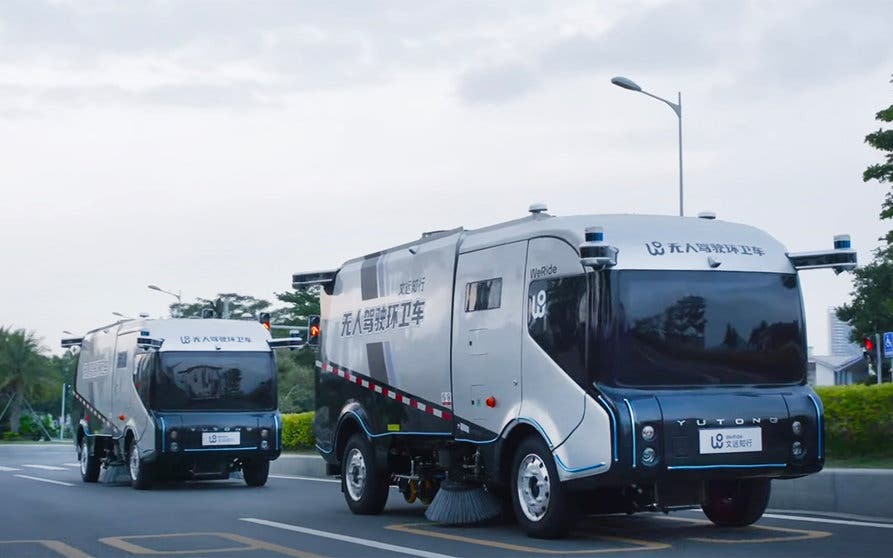 WeRide y Yotung Group son las compañías detrás de este camión eléctrico y autónomo