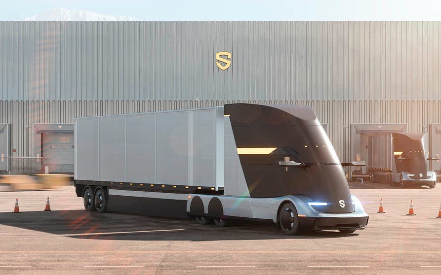 camion electrico solo sd1 clase 8 tesla semi