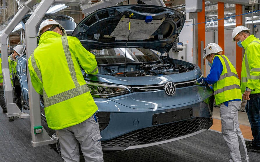 Producción Volkswagen id4 emden suve electrico