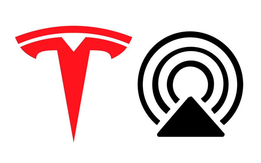 Tesla estudiará la integración del sistema AirPlay de Apple en sus coches eléctricos.