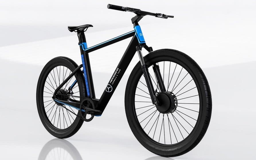 Así es la bicicleta eléctrica de tracción total de Mercedes.