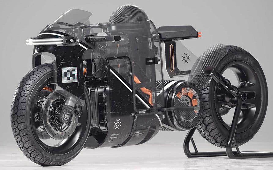 Hydra motocicleta electrica pila combustible hidrogeno-portada