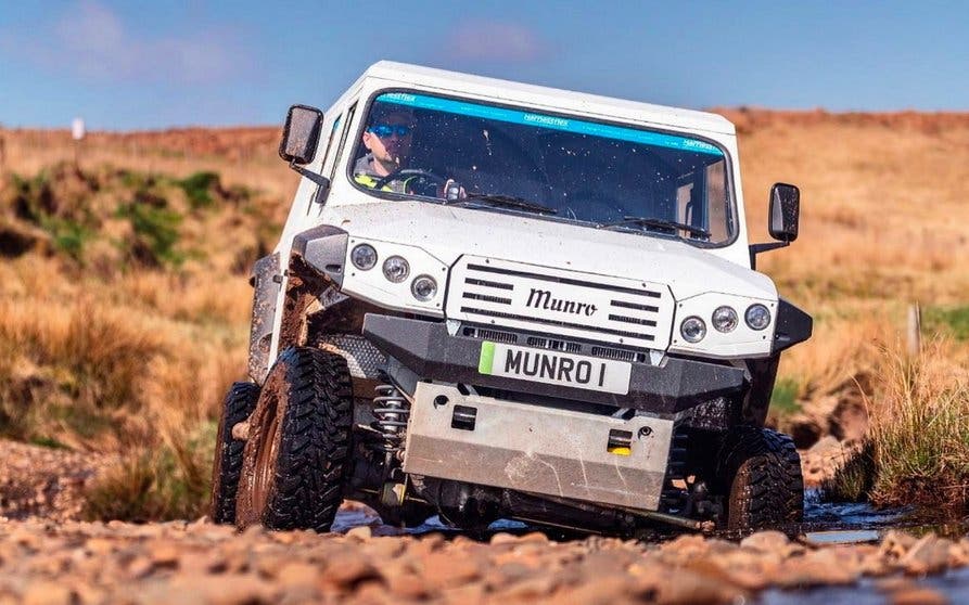 El Salvaje Munro eléctrico se hace realidad- un todoterreno eléctrico para batallar en el trabajo.