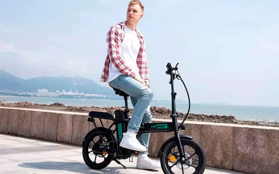 bicicleta electrica plegable hitway bk5 amazon-portada