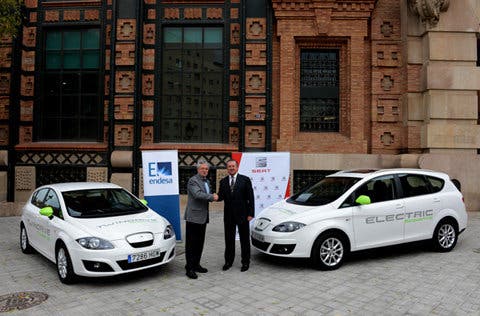 Endesa probará los primeros vehículos eléctricos de SEAT