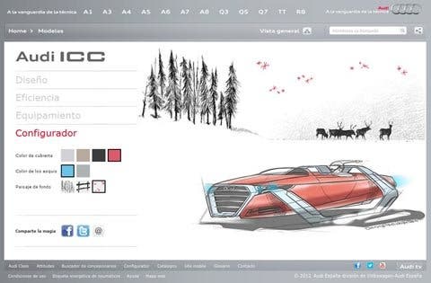 Audi ICC, un &#34;trineo intergaláctico&#34; para felicitar la navidad