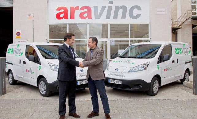 Ara Vinc incorpora dos Nissan e-NV200 a su flota