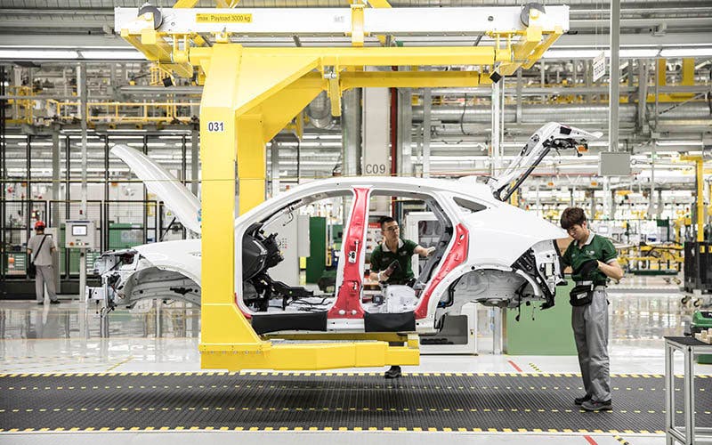 La planta de Chery Jaguar Land Rover Automotive en Changshu, China