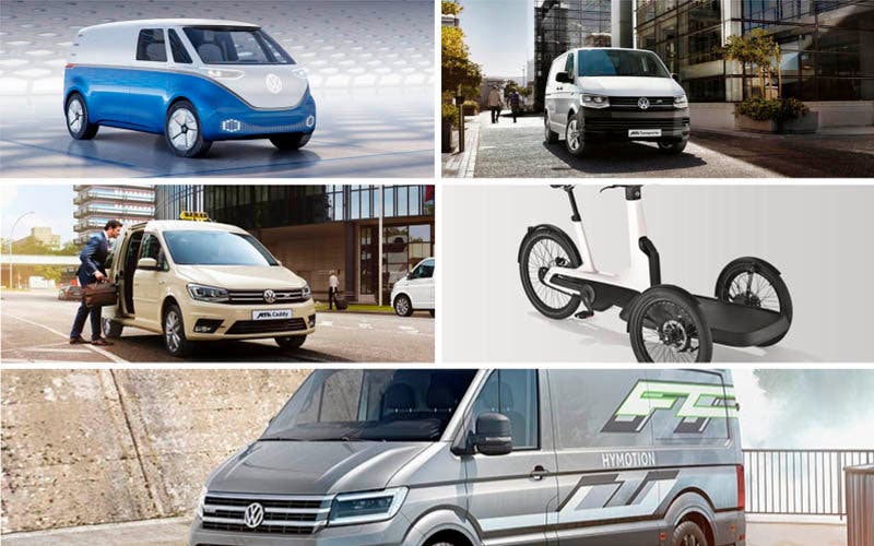 Volkswagen Vehículos Comerciales presenta 5 modelos eléctricos en el IAA 2018