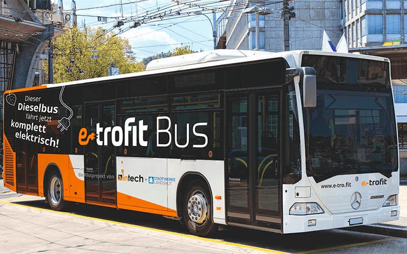 Solución e-troFit para transformar autobuses diésel en elécricos
