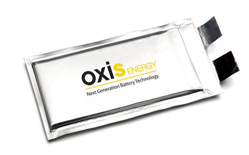Nuevas celdas tipo bolsa de litio azufre-de Oxis Energy